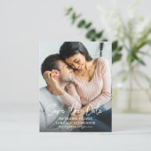 Foto Handwriting Vertikal 2 Save the Date (Stehend Vorderseite)
