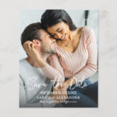 Foto Handwriting Vertikal 2 Save the Date (Vorderseite)