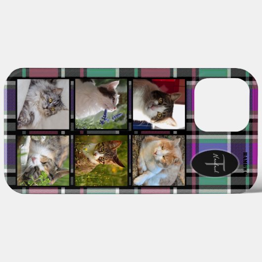 Foto Handy Fall Kariert HAMbyWG Case-Mate iPhone Hülle (Rückseite (Horizontal))