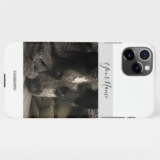 Foto Handy-Fall mit Name HAMbWG iPhone Hülle (Rückseite (Horizontal))