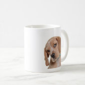 Foto Happy Birthday Hund kackte Kaffee Tasse (VorderseiteRechts)