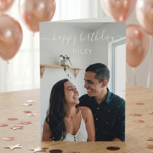 Foto Happy Birthday Karte