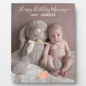 Foto Happy Birthday Mommy Fotoplatte (Vorderseite)