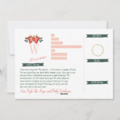 Foto Happy Holidays Card Feiertagskarte (Rückseite)