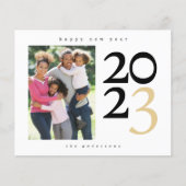 Foto Happy New Year Holiday Card (Vorderseite)