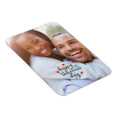 Foto Happy Valentine's Day Magnet (Rechte Seite)