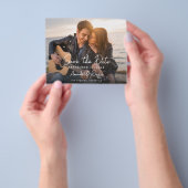 Foto Haushalt - Handschrift H Save the Date 3 Flyer (Gruppe)