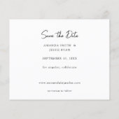 Foto Haushalt - Handschrift H Save the Date 3 Flyer (Hinten)