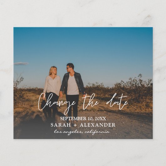 Foto Haushalt - Horizontale Änderung des Datums (Vorderseite)