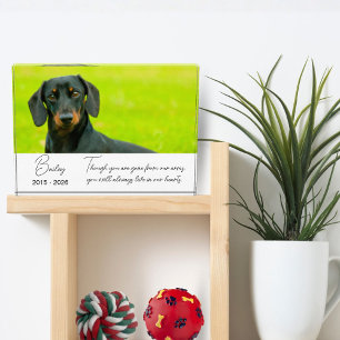 Foto-Haustier-Gedenktafel Hund Verlust Andenken Ge Fotoblock