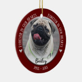 Foto Haustier Memorial Keepake Ornament (Rechts)