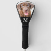 Foto Haustierfamilie Personalisiertes Monogramm Golf Headcover (Vorderseite)