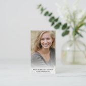 Foto Headshot Social Media Fotograf Vertikal Visitenkarte (Stehend Vorderseite)