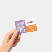 Foto Health Emotional Support - jede Farbvorlage Ausweis (Handheld)