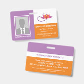 Foto Health Emotional Support - jede Farbvorlage Ausweis (Vorder- & Rückseite)