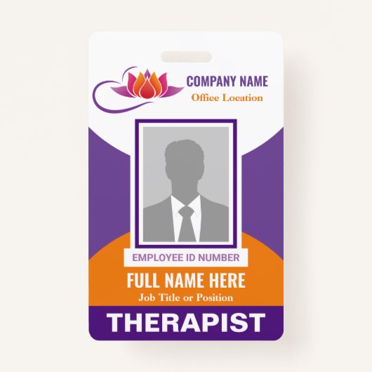 Foto Health Emotional Support - jede Farbvorlage Ausweis (Vorderseite)