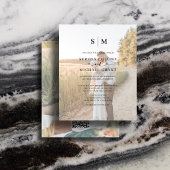 Foto Heart Calligraphy Wedding Flyer