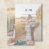 Foto Heart Calligraphy Wedding Flyer