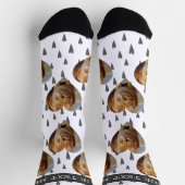 Foto Heart Pet Katze Personalisiert Socken (Oben)