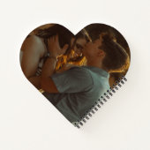 Foto Heart Shaped Notebook Notizblock (Rückseite)