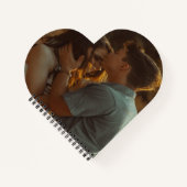 Foto Heart Shaped Notebook Notizblock (Vorderseite)