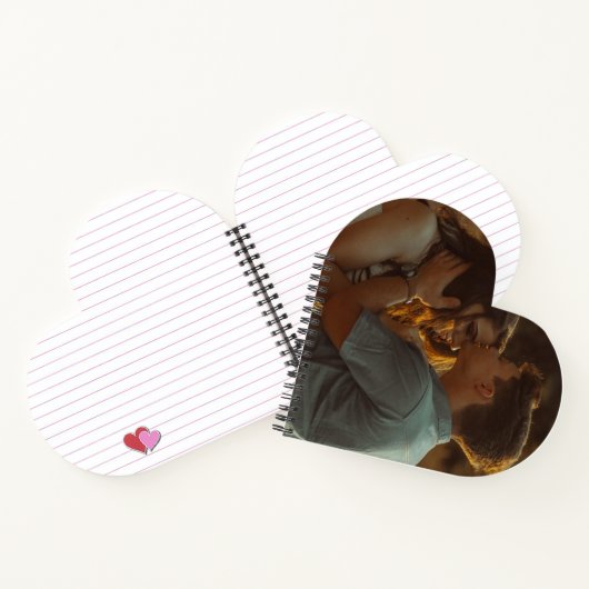 Foto Heart Shaped Notebook Notizblock (Innenseite)