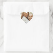 Foto Heart Sticker Hochzeitdatum Erinnerung (Tasche)