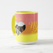 Foto Heart Template Sunrise Couple Tasse (Vorderseite Links)