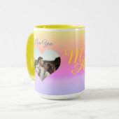Foto Heart Template Sunrise Couple Tasse (Vorderseite Links)