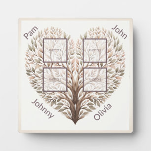 Foto Heart Vier Fotos hinzufügen Fotoplatte