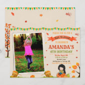 Foto Herbst-Herbstfest Einladung (Vorne/Hinten)