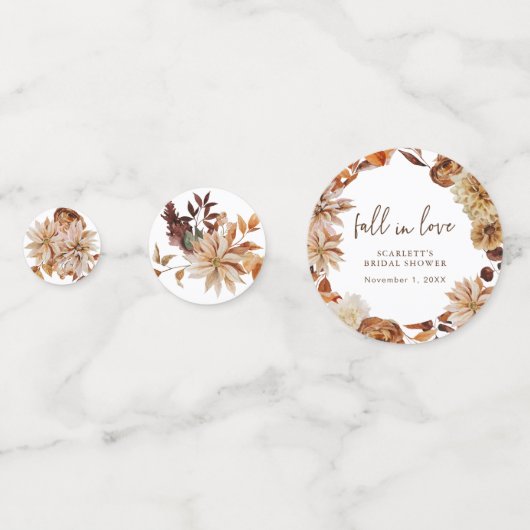 Foto Herbst Konfetti (Vorderseiten)