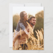 Foto-Herbstbaum-Speichern Sie das Datum Save The Date (Rückseite)