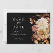 Foto Herbstlaubs Hochzeit Save The Date (Vorderseite)