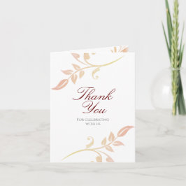 Foto Herbstwirbel Dankeskarte