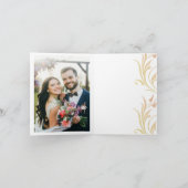 Foto Herbstwirbel Dankeskarte (Innenseite)