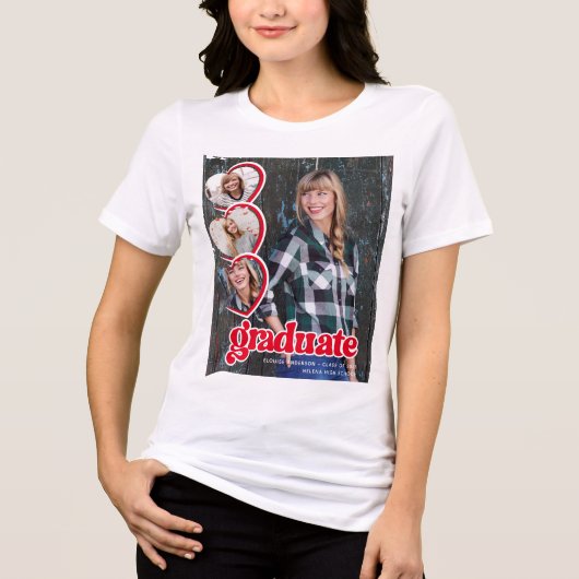 Foto-Herz 2025 Tri-Blend Shirt (Vorderseite)