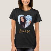 Foto-Herz Braut in spe T-Shirt (Vorderseite)