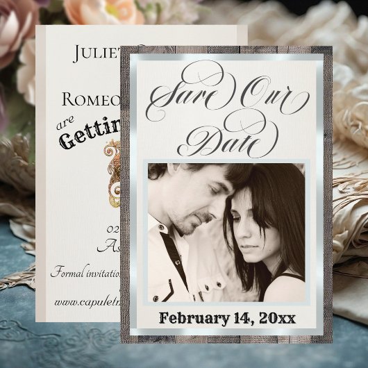 Foto & Herz - Creme Save The Date