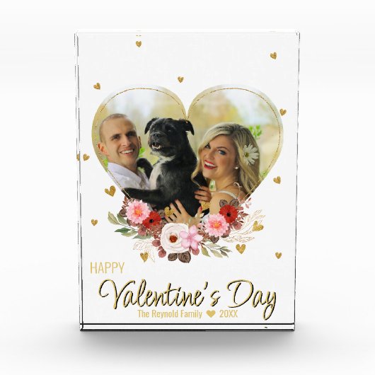 Foto Herz Gold Valentinstag Glitzer Herz (Vorderseite)