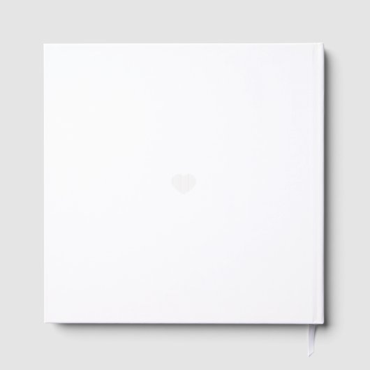 Foto Herz hat es wieder geheiratet Foto Hochzeit Gästebuch (Rückseite)