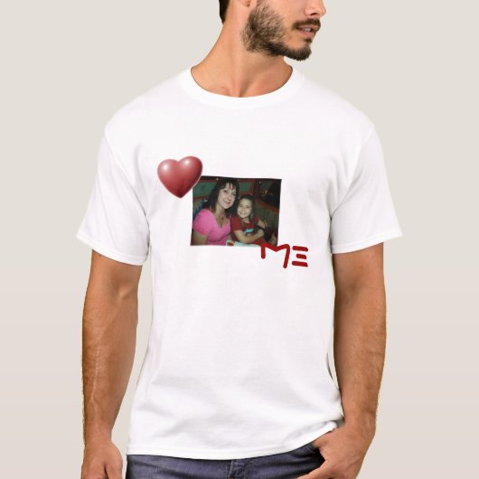 Foto-Herz-Ich T-Shirt (Vorderseite)