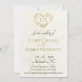 Foto & Herz-Monogramm - Smaragd Save The Date (Rückseite)