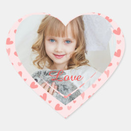 Foto Herz und Liebe Herz-Aufkleber