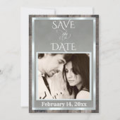 Foto & Herz - Weise Save The Date (Vorderseite)