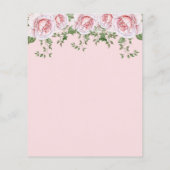 Foto-Herzengagierungspartei Einladung Flyer (Hinten)