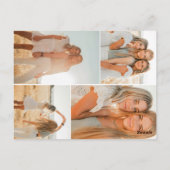 Foto Herzkalligraphie Süß 16 Postkarte (Rückseite)