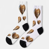 Foto Herzklopfen Katze Socken (Linkes Detail)