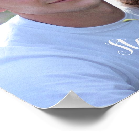 Foto Herzlich willkommen auf unserem Duschgel Poster (Ecke)