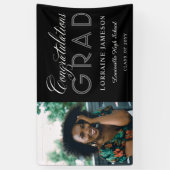 Foto Herzlichen Glückwunsch Calligrafy Abschluss Banner (Vertikal)